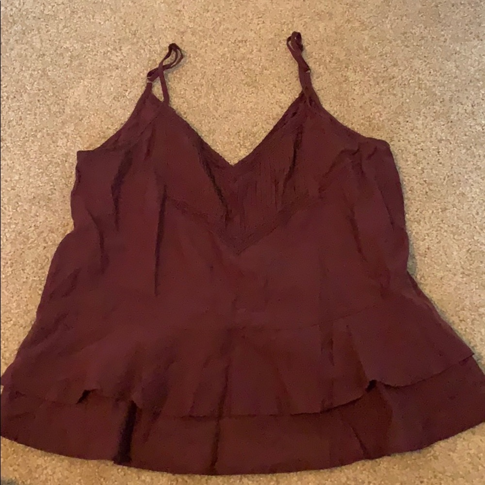 maroon tank
